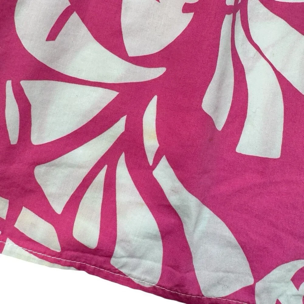 Lilly Pulitzer Adrianna Daquari Pin Sundress Girl 8‎ Pink White Floral Hawaiian